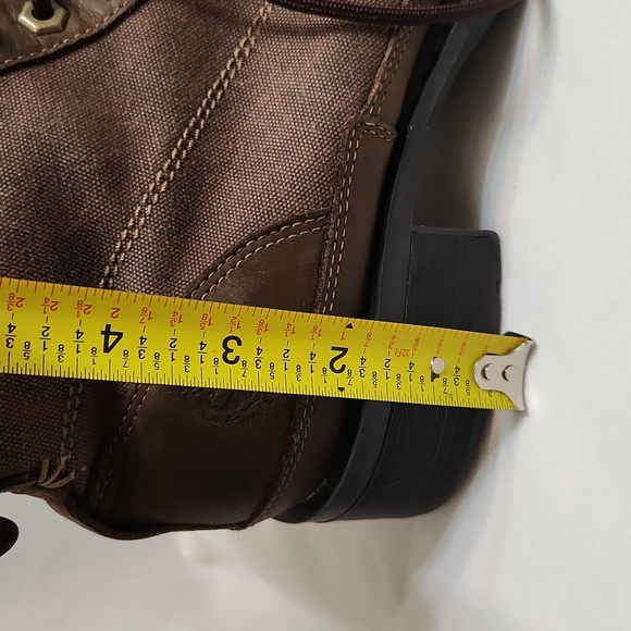 Timberland Genuine Leather Canvas Lace-up boots (w size 8.5) - Picture 15 of 16